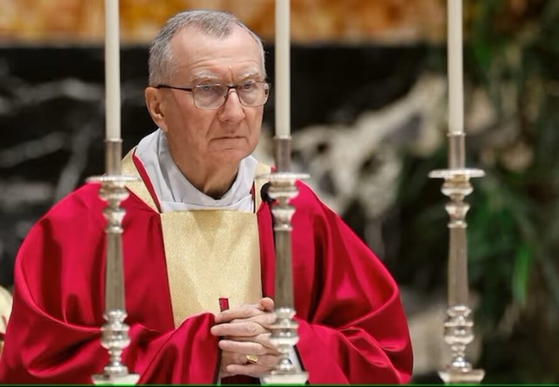 教廷国务院长帕洛林枢机主教。