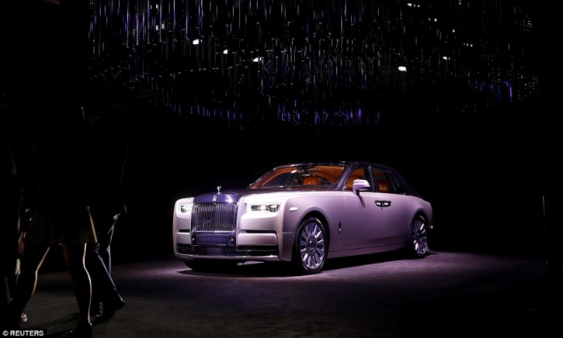 卡梅伦有份设计的Rolls-Royce Phantom。 路透社