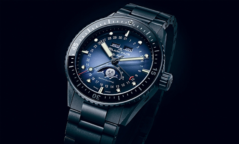 Blancpain∣Bathyscaphe Quantième Complet Phases de Lune