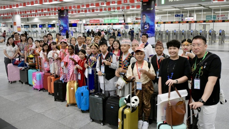 油尖旺多族裔学生大湾区交流团返港