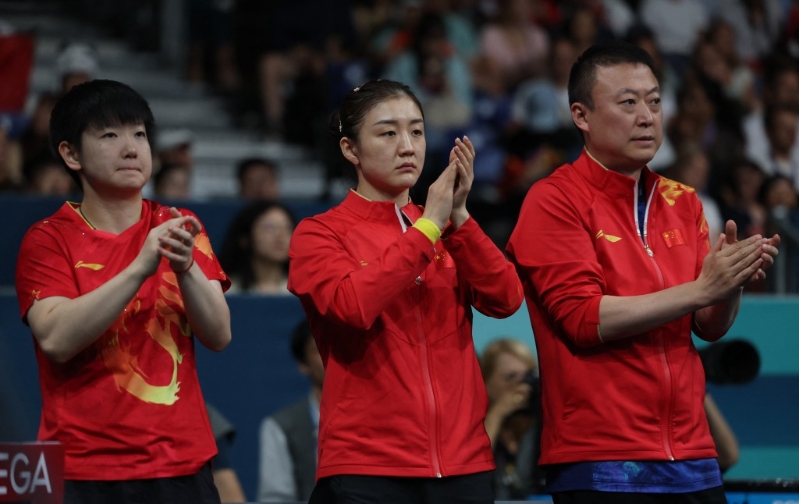 国家队在女子乒乓球团体赛夺金，陈梦亦在女子单打称后。 路透社资料图片