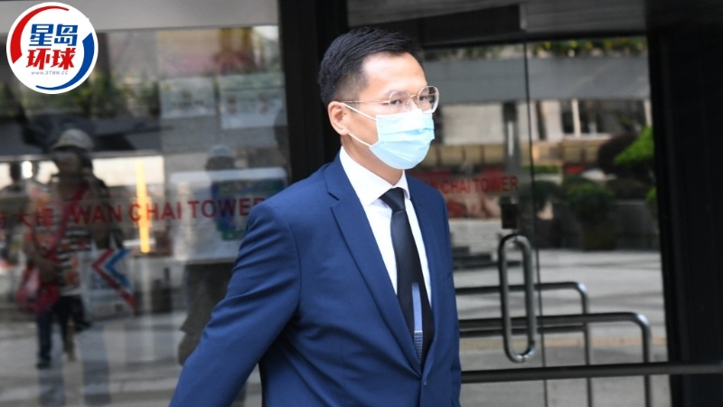 陆振中被指非礼女下属和袭击下属受审。 何健勇摄