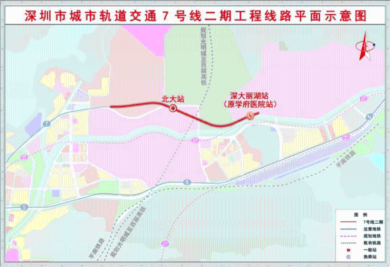 深圳5条地铁线路年内开通。3