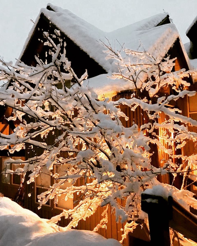 屋外雪景好靓。