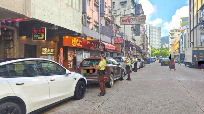 行动主要针对对道路用户构成危险及造成阻塞的违法行为。