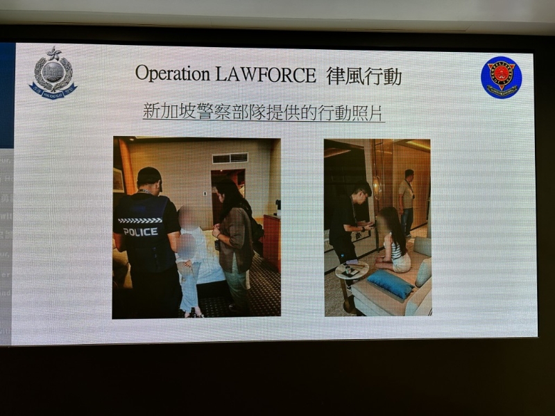 新加坡警察部队在当地拘捕一名操控日本性工作者卖淫的集团成员及3名性工作者。