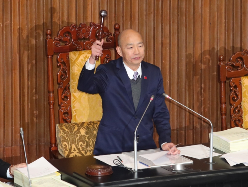 “立法院长”韩国瑜。